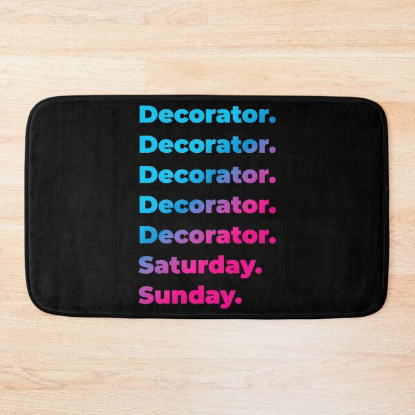 Item preview, Decorator. Saturday. Sunday. designed and sold by SVPOD.