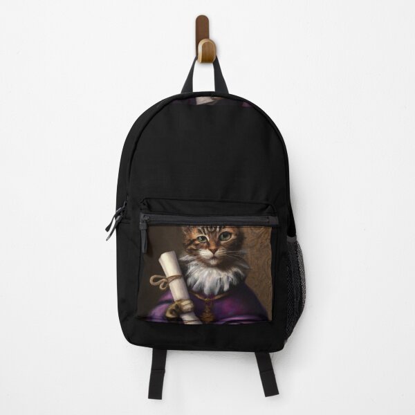 Item preview, Malcolm the Cat, with a scroll (Baroque) designed and sold by thecatandkettle.