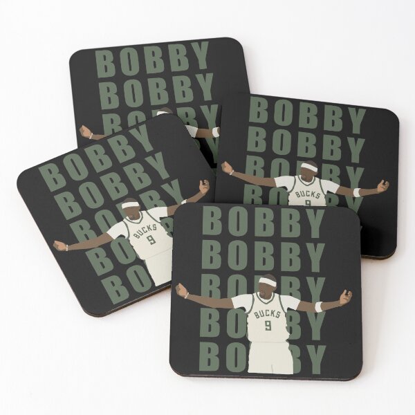 Item preview, Milwaukee Bucks Bobby Portis Bobby Chant - Black Background designed and sold by occho97.