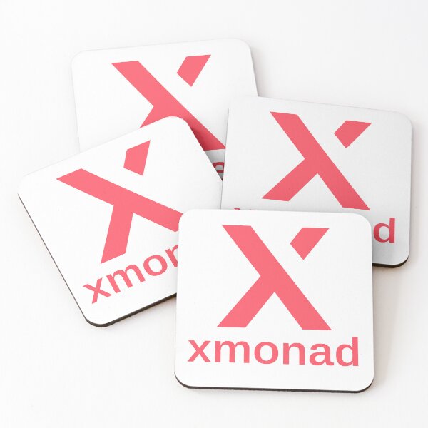 Item preview, Xmonad logo mono red text | dynamic window manager for X11 designed and sold by CodingStore  ★★★★★.