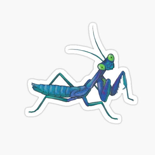Bog Mantis Sticker