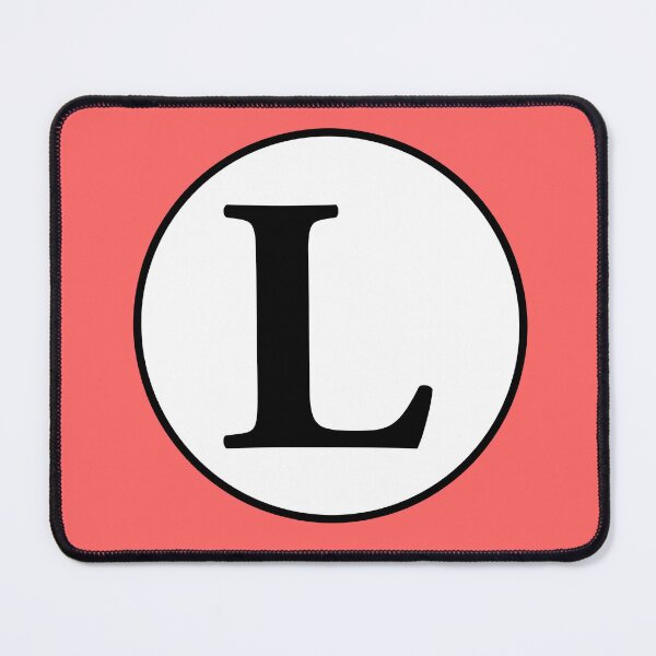Item preview, Monogram L Initial L designed and sold by jaycartoonist.
