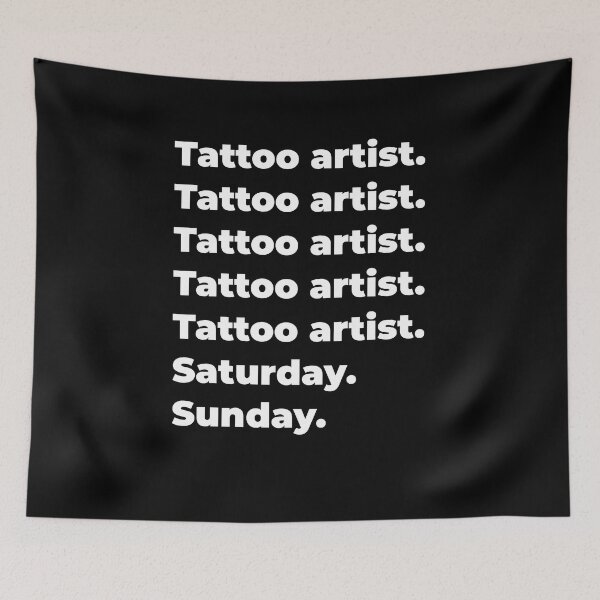 Item preview, Tatuador sabado y domingo designed and sold by SVPOD.