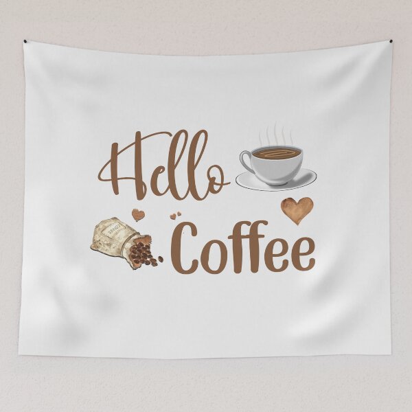 Item preview, Hello Coffee Coffee Lover designed and sold by HappyLifeCreate.