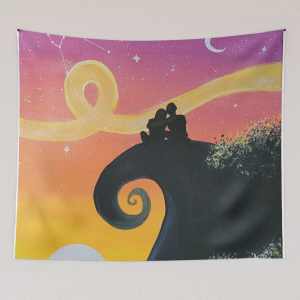 Item preview, Taurus and Aries on their beautiful date. designed and sold by ljworkart.