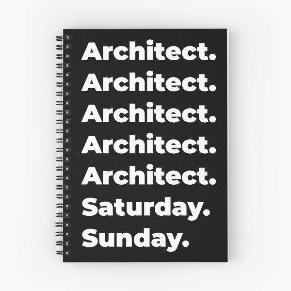 Item preview, Architect saturday and sunday designed and sold by SVPOD.