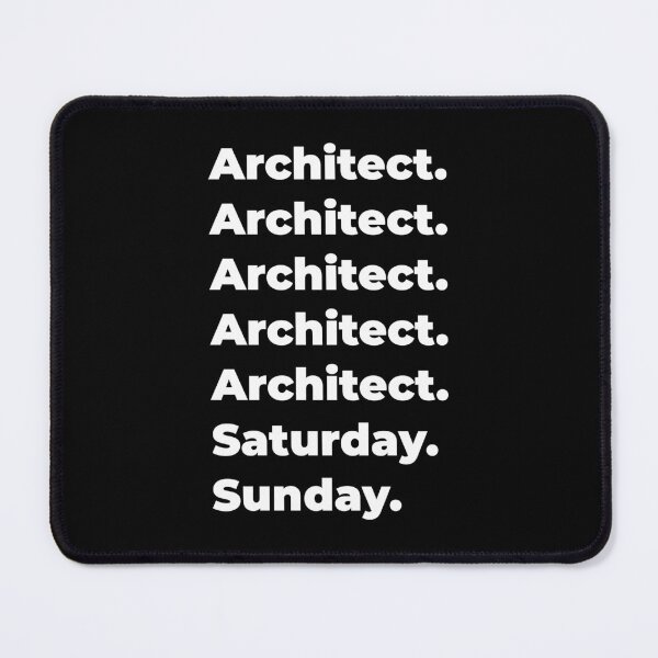 Item preview, Architect saturday and sunday designed and sold by SVPOD.