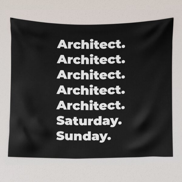 Item preview, Architect saturday and sunday designed and sold by SVPOD.