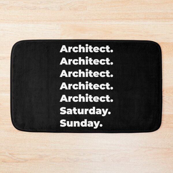 Item preview, Architect saturday and sunday designed and sold by SVPOD.