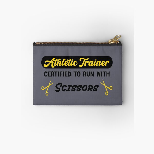 Item preview, Athletic Trainer Certified To Run With Scissors designed and sold by Cute Shark.
