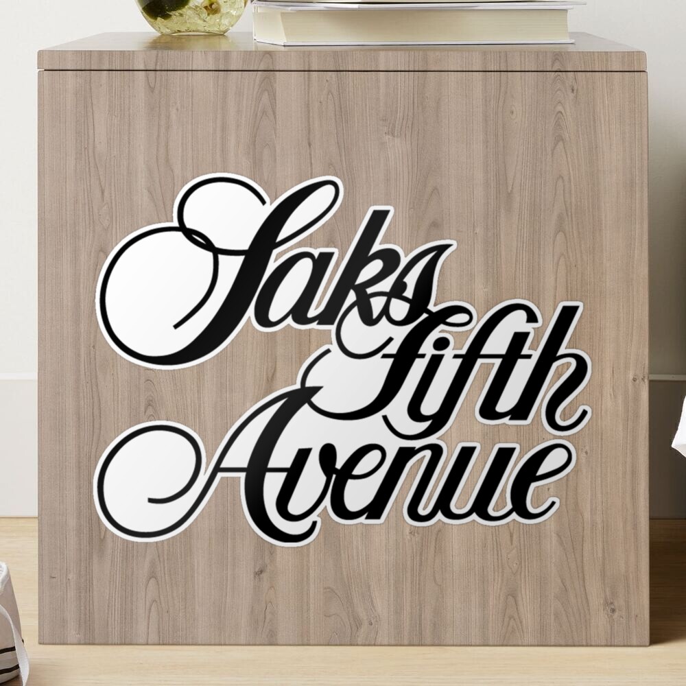 Saks fifth avenue Sticker for Sale by YAZEEDBASH