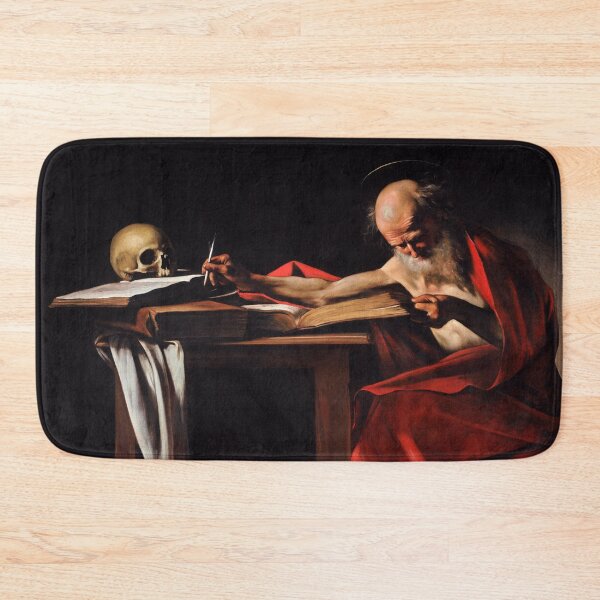 Item preview, high resolution Caravaggio - St. Jerome writing designed and sold by goldenanchor.