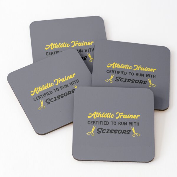 Item preview, Athletic Trainer Certified To Run With Scissors designed and sold by Cute Shark.