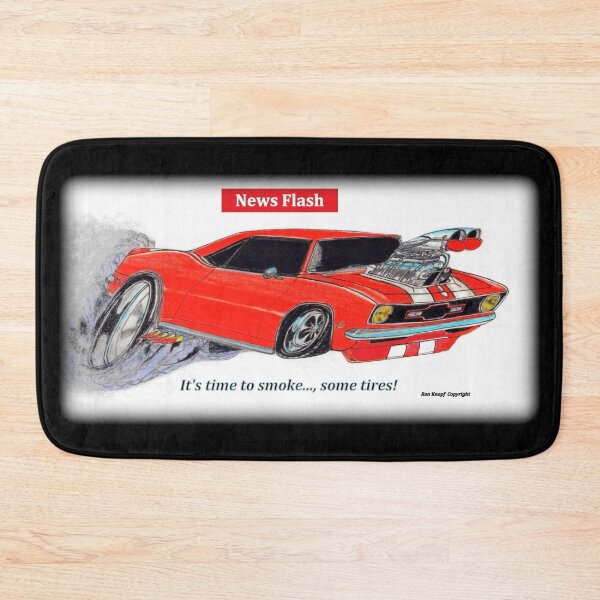 Item preview, Hot Rod Art  //  News Flash     It's time to smoke..., some tires! designed and sold by Imagin8er.