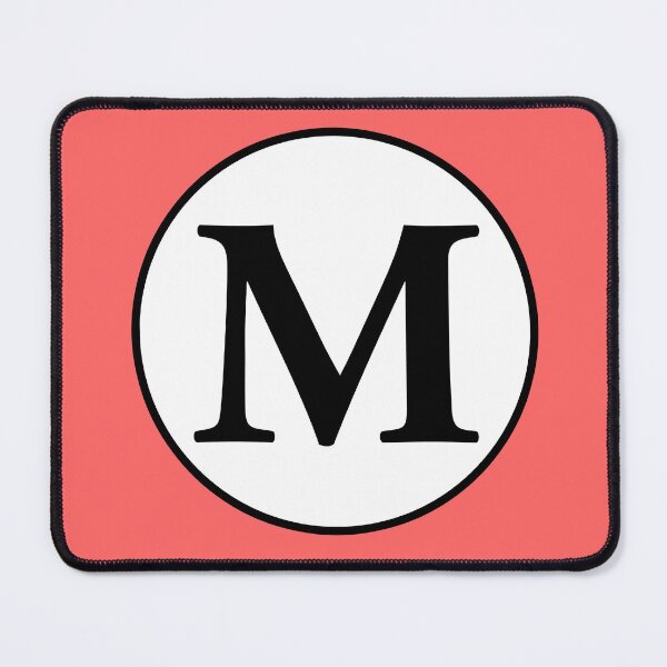 Item preview, Monogram M Initial M Letter M designed and sold by jaycartoonist.