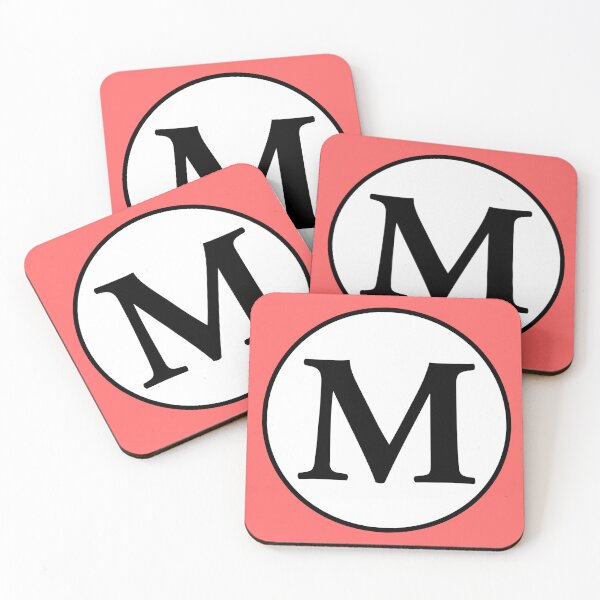 Item preview, Monogram M Initial M Letter M designed and sold by jaycartoonist.