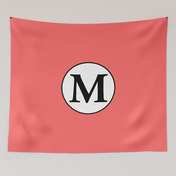 Item preview, Monogram M Initial M Letter M designed and sold by jaycartoonist.