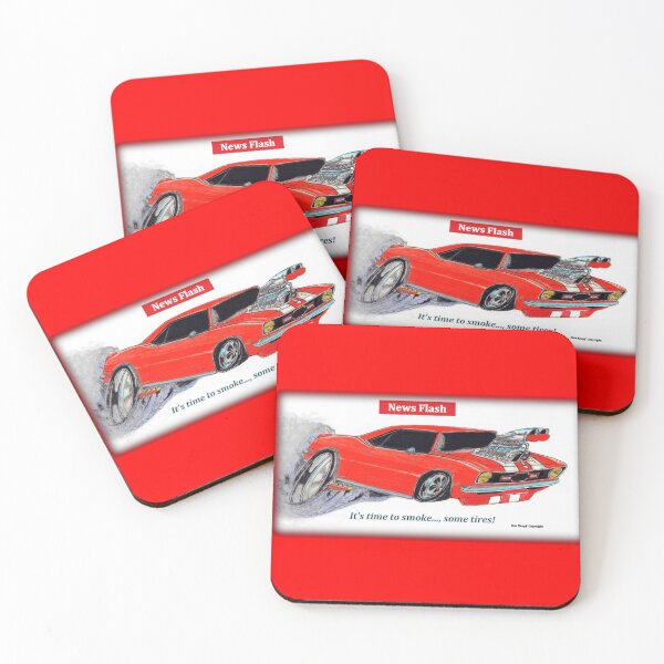 Item preview, Hot Rod Art  //  News Flash     It's time to smoke..., some tires! designed and sold by Imagin8er.