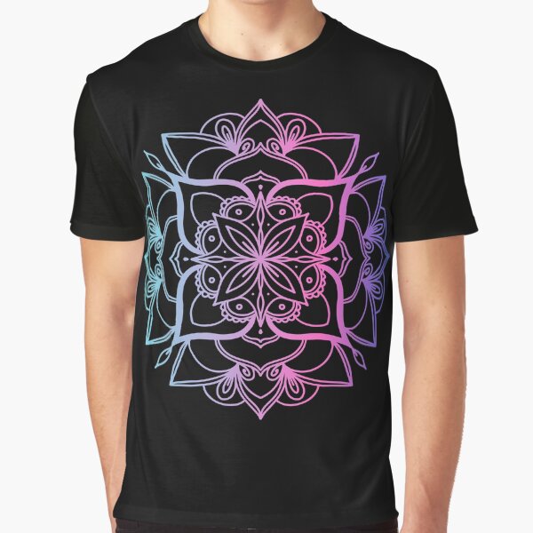 Artikel-Vorschau von Warmes Mandala-Design (Teal-Rosa-Blau-Verlauf), designt und verkauft von AylahMori.