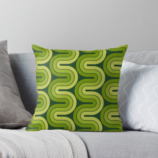 Item preview, Retro Geometric Gradated Design Avocado Green designed and sold by tonymagnerart.
