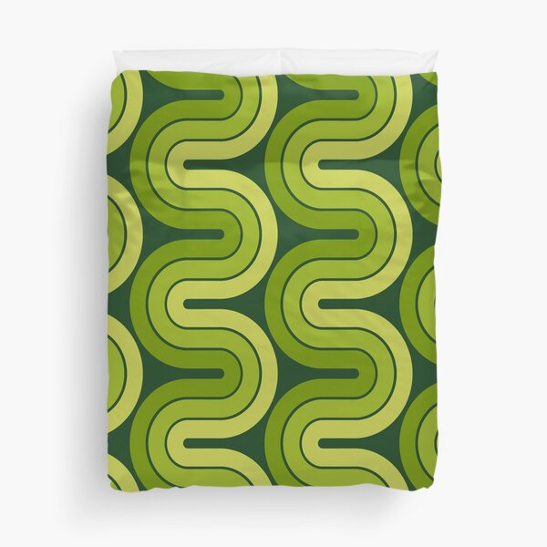 Item preview, Retro Geometric Gradated Design Avocado Green designed and sold by tonymagnerart.