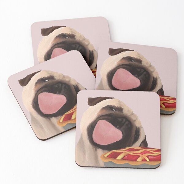 Aperçu de l'œuvre Hungry Pug créée et vendue par PawssionateArt.