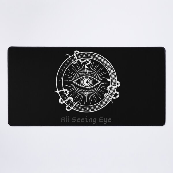Item preview, Black and White Mystic Design With All Seeing Eye designed and sold by Thonja.
