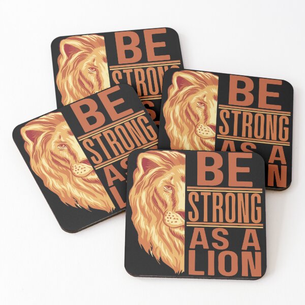 Item preview, Be Strong As A Lion Male Lion Mane African Animal Graphic  designed and sold by Locjeb.