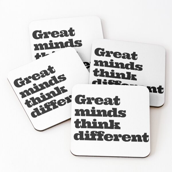 Item preview, Great minds think different designed and sold by TheRightHonMP.