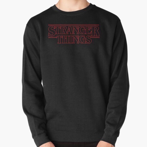 Logo de contour de choses étranges Sweatshirt épais