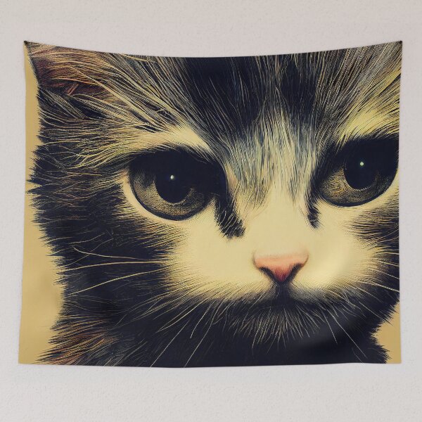 Item preview, Fluffy Kitten #13 from the "omg-its-so-fluffy collection" designed and sold by artbycomputer.