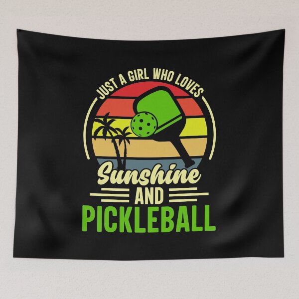 Item preview, Just A Girl Who Loves Sunshine And Pickleball designed and sold by oussayya.