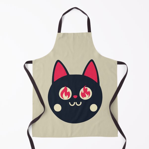 Item preview, Black Cat With Fiery Eyes Vector Art designed and sold by MadSwellDesigns.