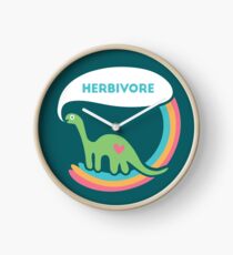 Herbivore Dinosaur Clock