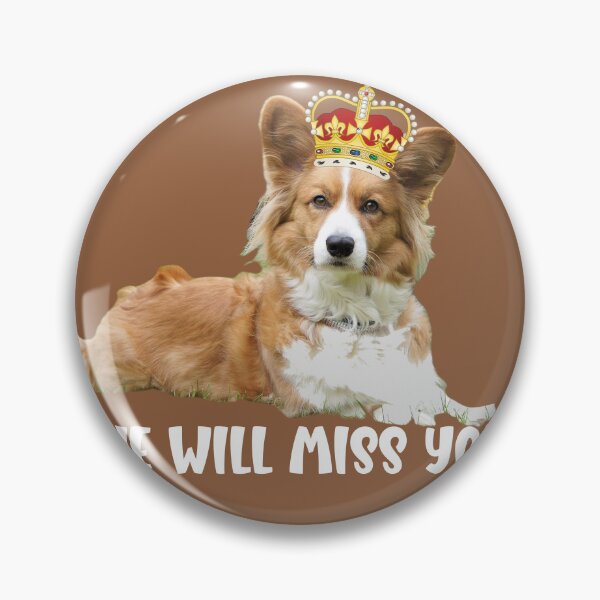 Item preview, Queen Elizabeth Alexandra Mary, King Charles the III, HRH Corgi, Gift for The Corgi Dog Lover, HRH designed and sold by DiensDesign.