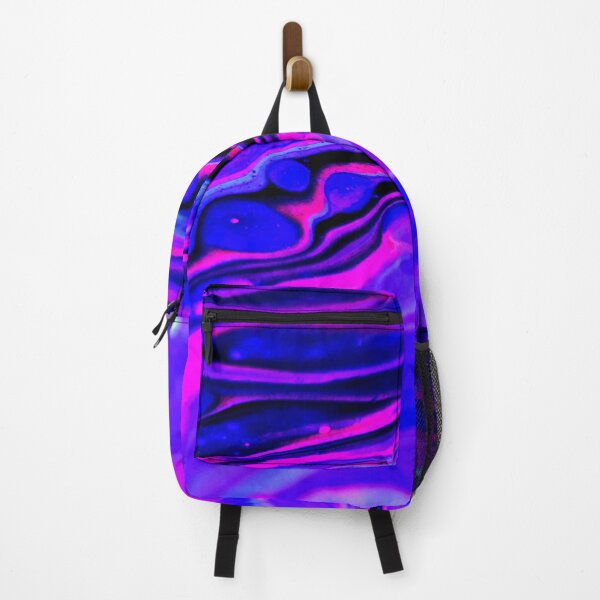 Item preview, Fluorescent Pink and Blue Trippy Liquid Art | Trippy Art | Stoked Up Art designed and sold by StokedUpArt.