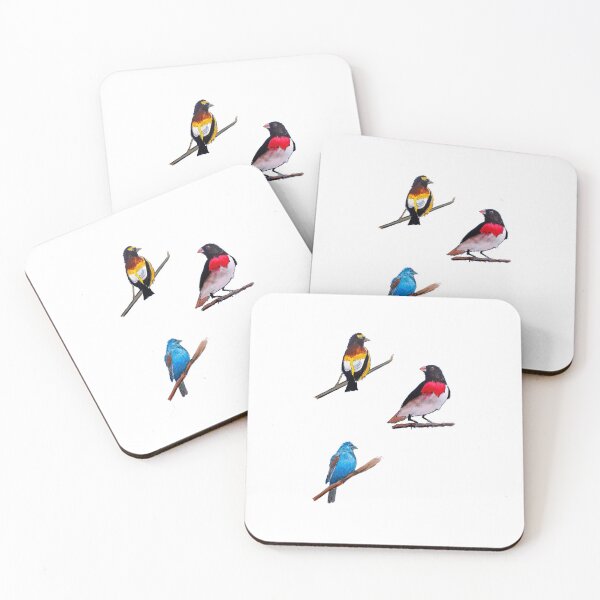 Item preview, Evening Grosbeak, Rose Breasted Grosbeak, Blue Grosbeak designed and sold by julyperson.