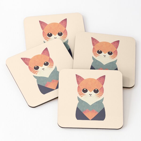 Item preview, Cute Cat Minimalism designed and sold by ArtCreativeCo.
