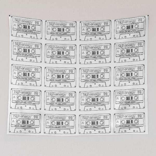 Item preview, 1998 Gift, Retro Tape High Energy 98 designed and sold by badlydrawnbabe.