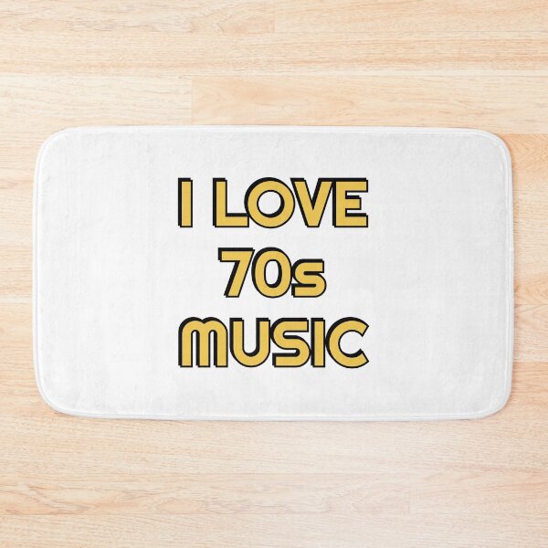 Item preview, Love 70s music - seventies retro nostalgic designed and sold by Inspirationmotivation.