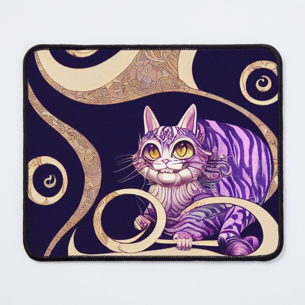 Item preview, Art Nouveau Cheshire Cat designed and sold by VolpeDesigns.