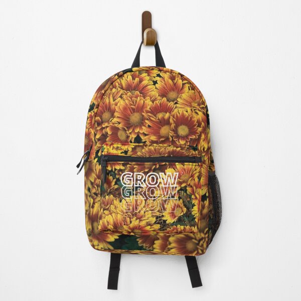 Item preview, GROW (above) - Hippie Vibes, Sunny Warm Yellow Flowers designed and sold by AliceSLee.