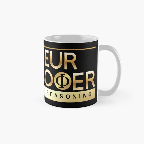 Item preview, Amateur Philosopher Truth Logic Reasoning Black Gold designed and sold by Yiorgos Designs.