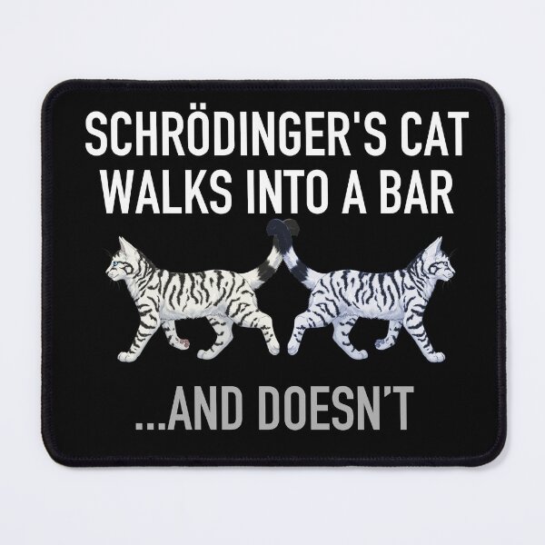 Item preview, Schrodingers Cat Walks Into A Bar And Doesn't Physics designed and sold by JukeLox.