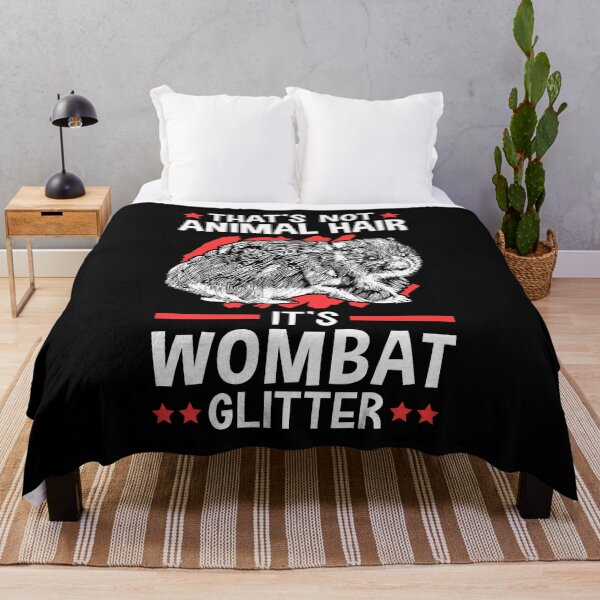 Artikelvorschau, Das ist Wombat Glitzer australisches Beuteltier entworfen und verkauft von madgrfx.