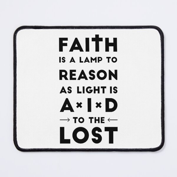 Item preview, Faith is Reason's Light (Light Version) designed and sold by ApologiaStore.