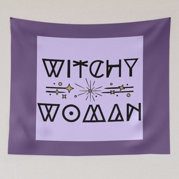 Item preview,  Witchy Woman black font designed and sold by MotherOfBears.