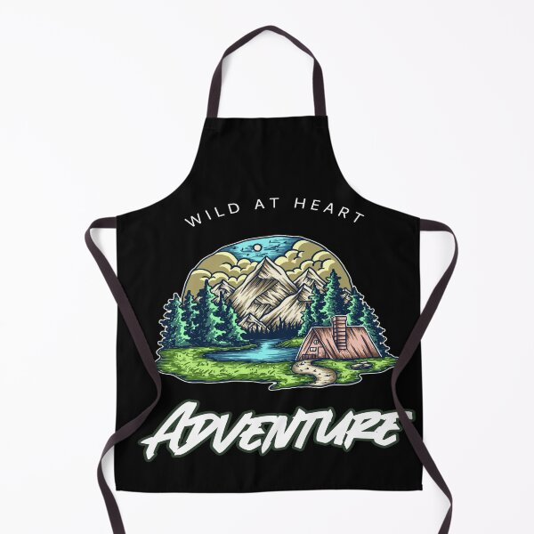 Item preview, Wild At Heart Adventure - Motivational Hiking Quote designed and sold by ArtOfStars.