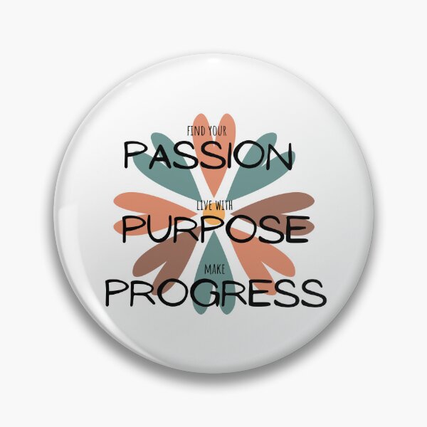 Item preview, Passion Purpose Progress Flower T-shirt designed and sold by Nerdygirlteez.