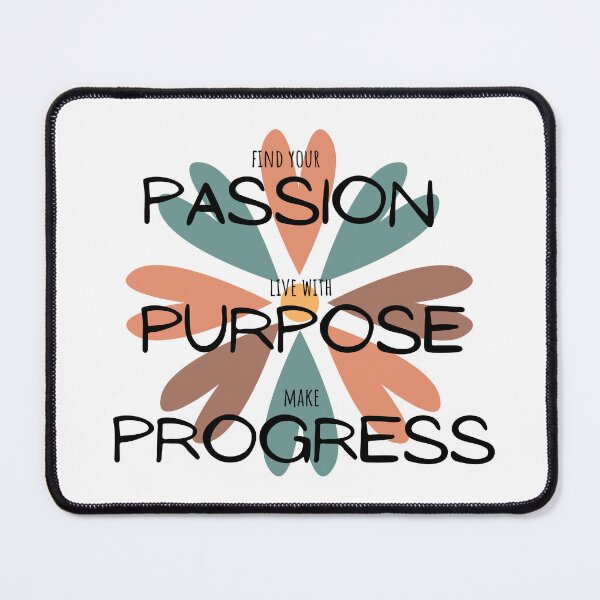 Item preview, Passion Purpose Progress Flower T-shirt designed and sold by Nerdygirlteez.